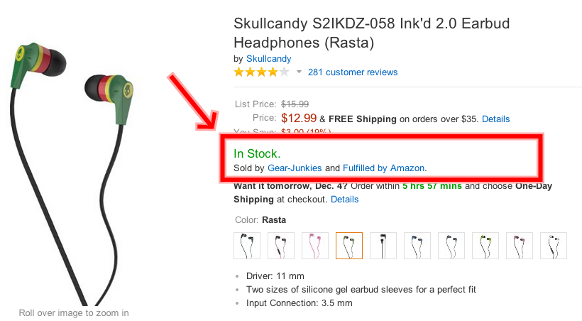 Amazon Buy Box - Fulfilled by Amazon