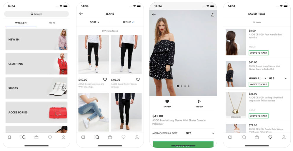 ecommerce mobile app