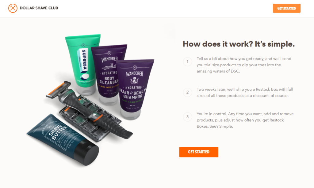 direct-to-consumer retail dollar shave club