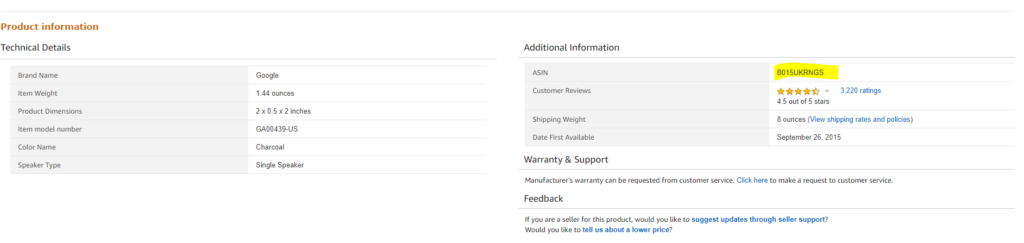 what is an amazon asin